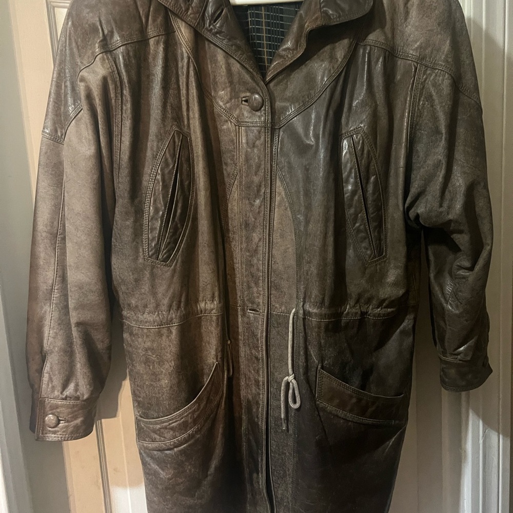 Vintage leather jacket Norma modell !